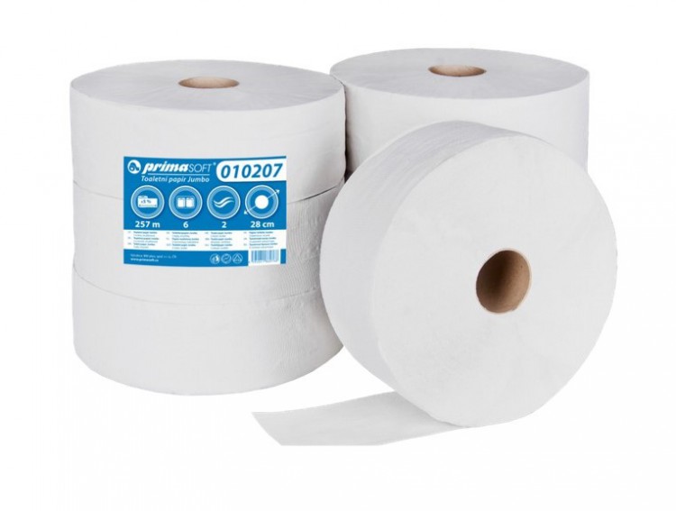TP JUMBO 280mm 2vr | Papírové a hygienické výrobky - Toaletní papíry - TP do zásobníků